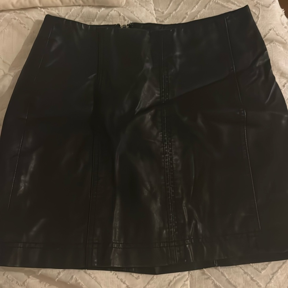 Free People Vegan Leather Mini